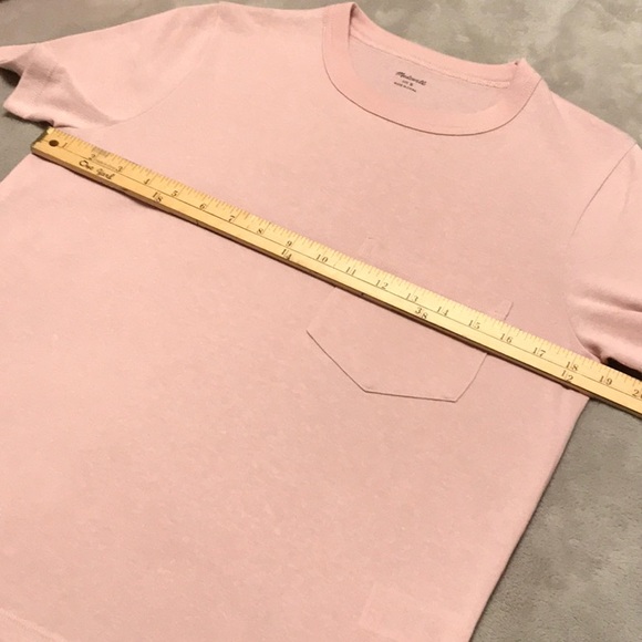 Madewell Tomboy Pocket Tee in Dusty Pink - Picture 10 of 11